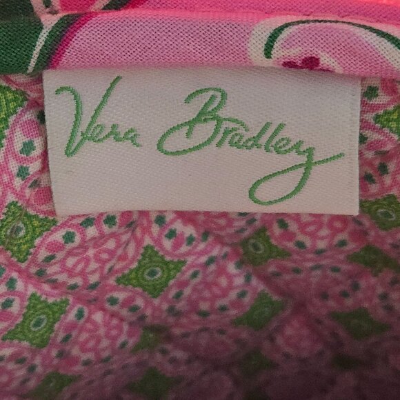 Vera Bradley Crossbody Bag Purse Mini Hipster Pinwheel Pink Preppy EUC - Picture 6 of 10